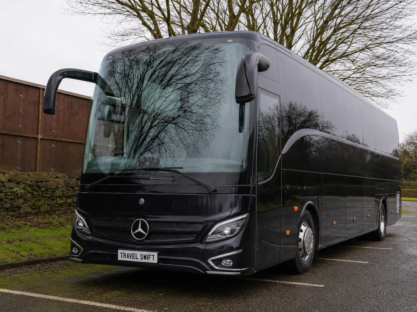 Large executive coach representing the 39 to 70 seater category